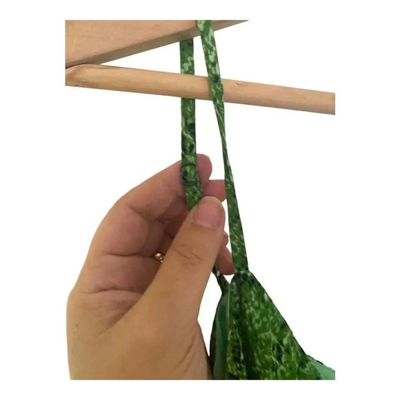 L’Agence Jaelyn Green Silk Animal Print Cropped Wide Leg Jumpsuit Size 2 - Picture 4 of 10